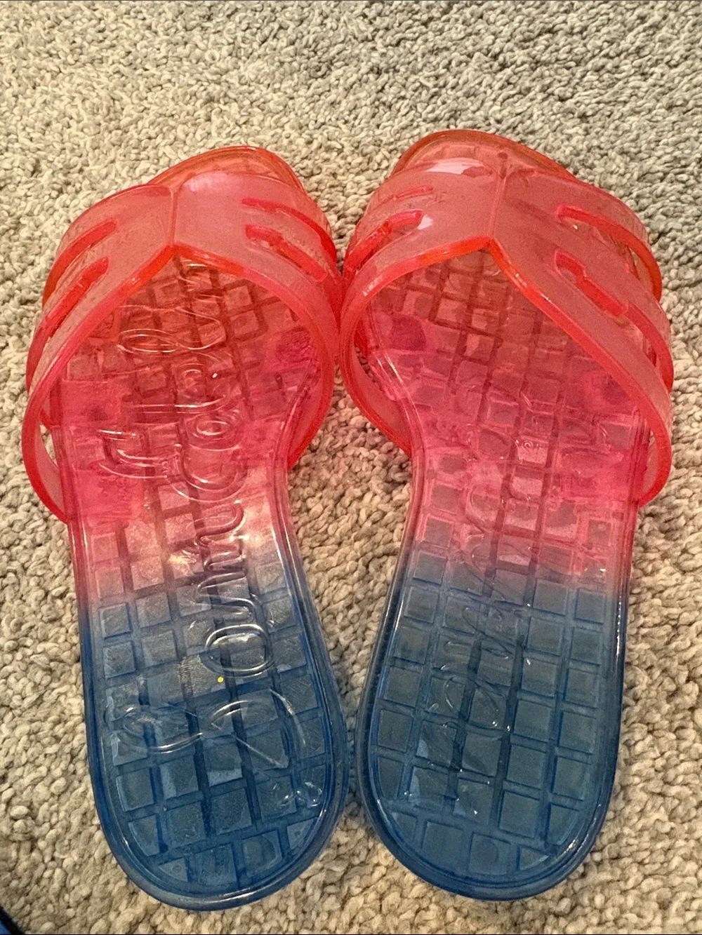 Sam Edelman girls Jelly Slide Sandals 12